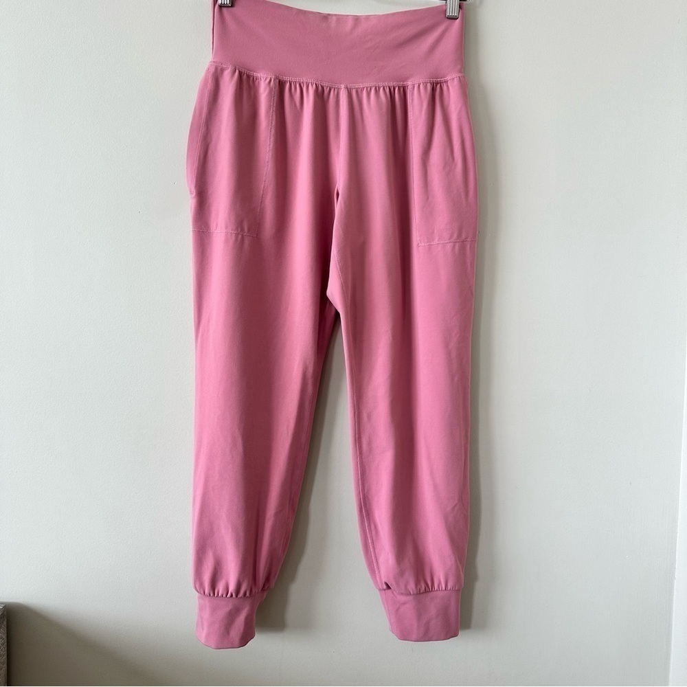 ATHLETA-SALUTATION HIGH RISE JOGGER-In Rose Pink (Size:Medium Petite) - Picture 9 of 12